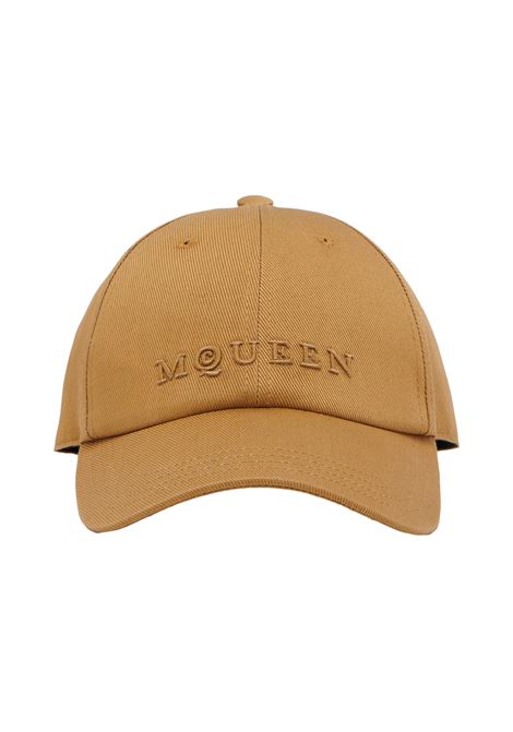 Cappello Da Baseball Marrone Chiaro Con Logo ALEXANDER MCQUEEN | 828182-4105Q9800